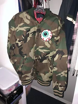 Mishka Watch Keep Eye Camo Bomber Jacket Size M Medium Supreme Travis Scott • $150