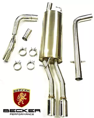 S/S Catback Exhaust Fits 99-05 VW Jetta MK4 1.8L By Becker-P • $163.25