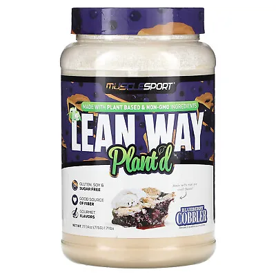 The Lean Whey Plant'd Blueberry Cobbler 1.7 Lbs (775 G) • $44.99