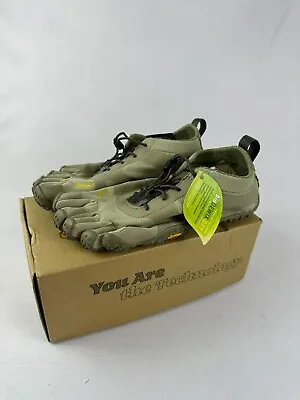 Vibram Fivefingers Mens 6.5 V-Alpha Zelená Khaki Outdoor Hiking Shoes 18W7104 • $72.15