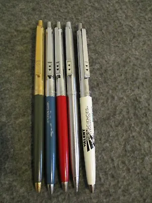 Vintage Paper Mate Lot (5) Ballpoint Pens+mechanical Pencil Double Black Hearts • $149.95