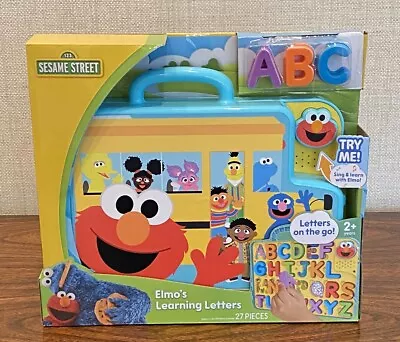 SESAME STREET Elmo’s Learning Letters Bus Activity Board Preschool Learning • $17.95