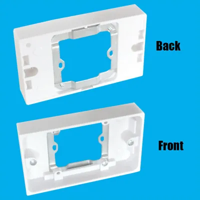 Single 1 Gang To 2 UK 3Pin Plug Double Wall Socket Converter Adaptor & Dual USB • £5.99