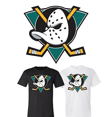 Anaheim Mighty Ducks Throwback Main Team Logo Shirt S-6XL Tracking!! • $13.99