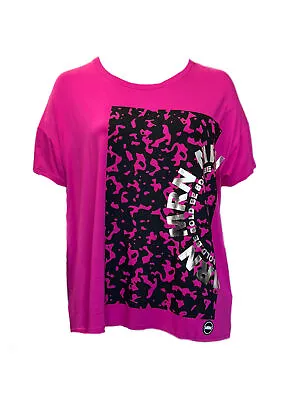 Marina Rinaldi Women's Pink Vairone Pullover T-Shirt Size XL NWT • $46.25