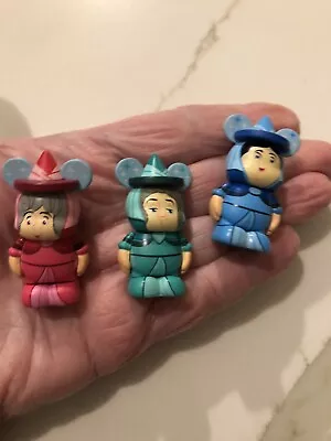 Disney Sleeping Beauty Good Fairies Vinylmation SET OF THREE! • $29.99