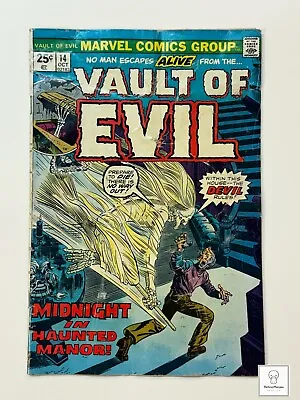 Vault Of Evil #14 Comic (marvel 1974)  Gd-fr / Low Grade / Steve Ditko! • $8.50