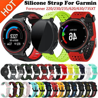 Watch Band For Garmin Forerunner 220 230 235 620 630 735XT Silicone/Nylon Strap  • $9.99