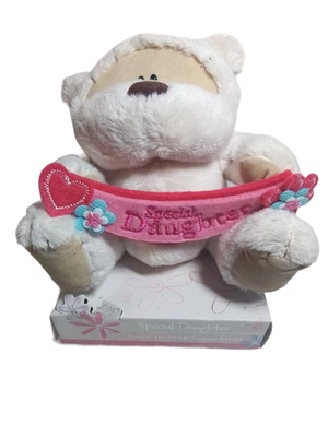 £7.85 • Buy Special Daughter Fizzy Moon Bear  ~ Plush Soft Toy ~ On Tray ~gift ~ New