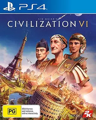 Sid Meiers Civilization VI 6 Six PS4 Playstation 4 Empire Building Strategy Game • $62