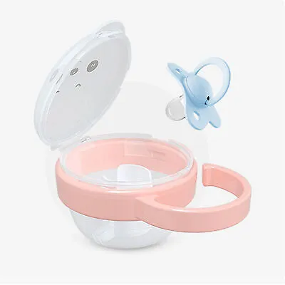 Protable Baby Soother Pacifier Dummy Storage Case Box Cover Holder Container • $7.79