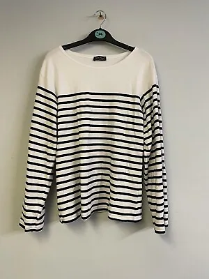 Captain CorsaireWomen's Striped Long Sleev Cotton Blouse Size Large • £11.99