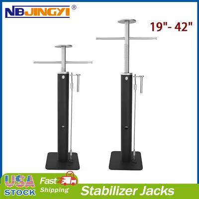 Set Of 2 Adjustable 19 - 42  Slide Out Support Stabilizers Jacks For RV Camper • $73.71