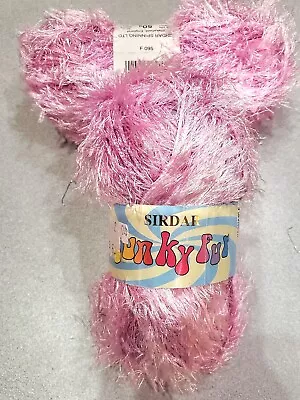 (Lot Of 2) Sirdar Funky Fur Magic Eyelash Crochet Knit Yarn 50g  Pinks  #0542  • $11.95