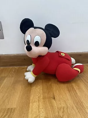 Vintage Mattel Baby Mickey Mouse Touch & Crawl Toy 1995 Working • £20