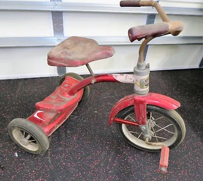 Rare Vintage  MTD RED Tricycle Trike Metal Antique • $79