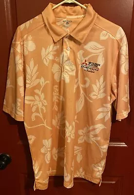 Large Dri Tech Mitsubishi Championships At Hualalai Golf Shirt Big Island Hawaii • $16