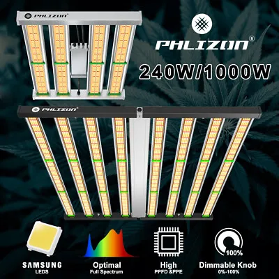 1000W Foldable Grow Light Full Spectrum Commercial Bars Spider W/Samsung301B LED • $229.99