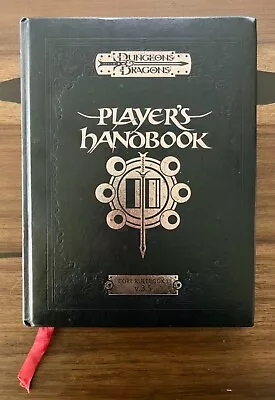 Deluxe Player's Handbook - Special Leather Edition Dungeons & Dragons D&D 3.5 VG • $10