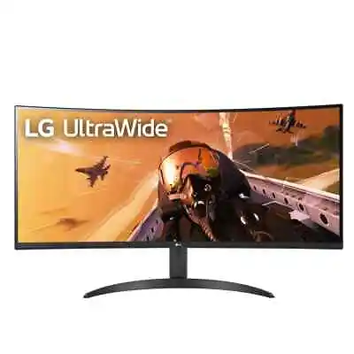 LG 34WP60C-B 34  21:9 Curved UltraWide QHD (3440 X 1440) Monitor • $189.99