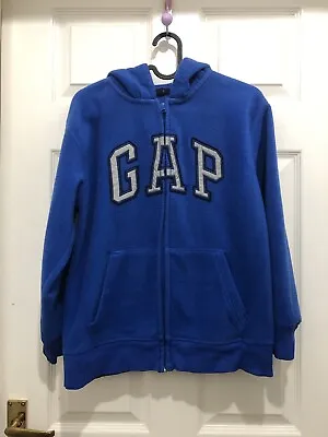 Kids Dark Blue Gap Fleece Hoodie Size 12-13 • £1.50