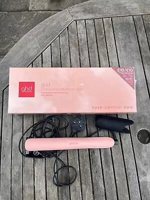 GHD Gold Hair Straighteners Pink Peach RRP 234.00 • £22