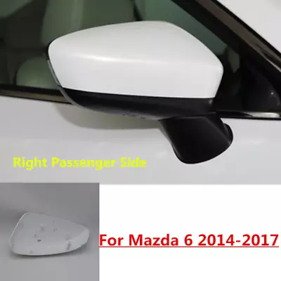 White Right Passenger Side Rearview Mirror Cover Cap For Mazda 6 2014-2017 • $27.54