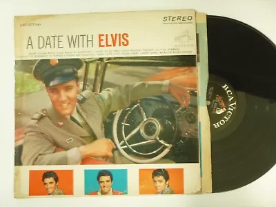 Elvis A Date With Presley Rock N Roll Record Vinyl Lp Album • $23