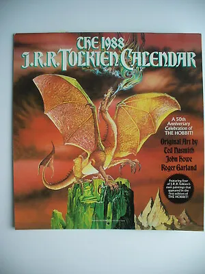 J.R.R. TOLKIEN 1988 CALENDAR TED NASMITH LORD OF THE RINGS 50th ANNIVERSARY • £33.26