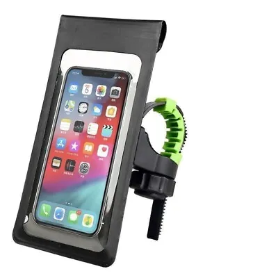 Bicycle Motor Bike 360  Waterproof Phone Case Mount Holder For All Mobiles UK • £7.59