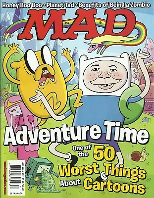 MAD Magazine April 2013 Worst Things About Cartoons Honey Boo Boo Zombies • $7.99