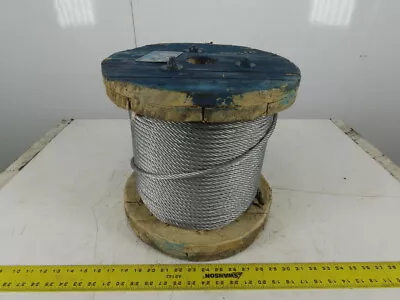 5/16  Galvanized Steel Cable Wire Rope 7x19 500' Spool • $249.99