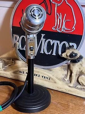 Vintage 1950’s Electro Voice 630 Dynamic Microphone Working W/stand & Cable (c) • $150