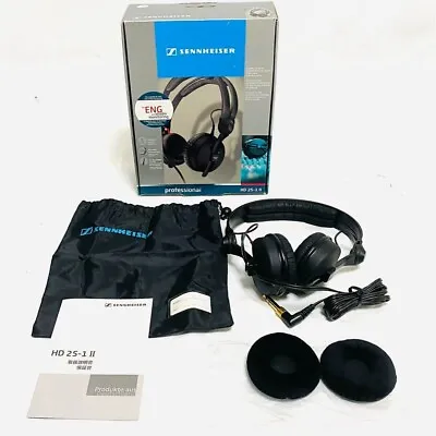 $248.65 • Buy Sennheiser HD25-1 2 Wired Headphones MINI/LIGHTWEIGHT Black Used F/S JAPAN