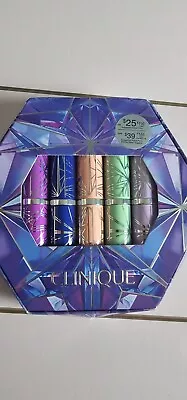 Clinique Plenty Pop 5 Lipstick Gift Set .13oz Each Bare Cherry Mocha Berry Plum • $25