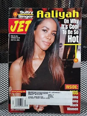 Sultry AALIYAH Singer Hot RIP Racial Black Americana JET Magazine July 23 2001 • $56.24