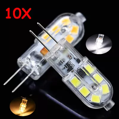 10X G4 12 LED Light Bulb DC 12V Dimmable Cool/Warm White 2835 LED Replacment • $9.50