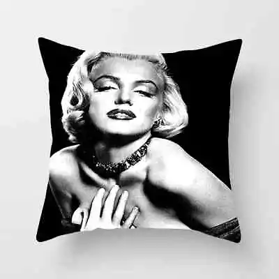 Retro Vintage Cushion Cover Marilyn Monroe Hollywood Movie Star Pinup 45 X 45 • $20