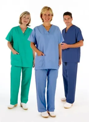 £9.77 • Buy NHS Medical Compliant Reversible Scrub Suit, Tunic &/OR Trousers Hospital Dental