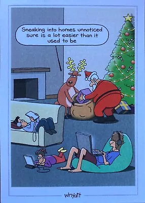 £3 • Buy Humour Funny Christmas Card Male Female Mens Womens Friend Presents Gift Santa