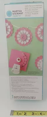 Martha Stewart Crafts Paper Circle Doily Edge Punch Starter Set Kit In Box • $19.99