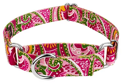 Country Brook Petz® Pink Paisley Martingale Dog Collar • $12.97