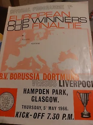1966 ECWC Final.Borussia Dortmund V Liverpool....no 124 • £12.50