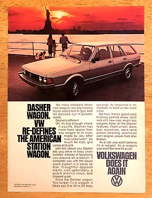 1978 Volkswagen Vw Dasher Station Wagon—vintage Magazine Advertisement Print Ad • $8.40