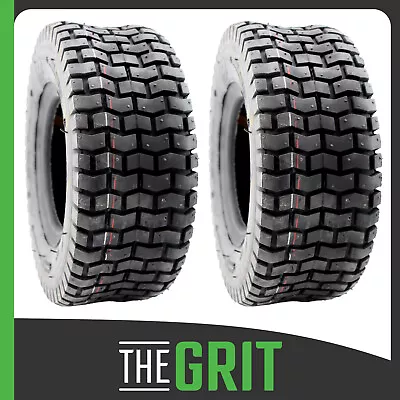 2x Ride On Mower Tyre 4 Ply Turf Saver 11 X 4.00 - 5  Commercial Tubeless Tire • $89.95