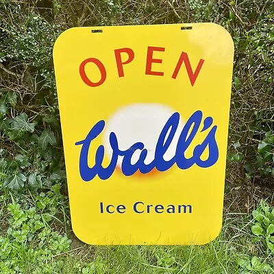 Original Retro Walls Ice Cream Sign. Double Sided • £89