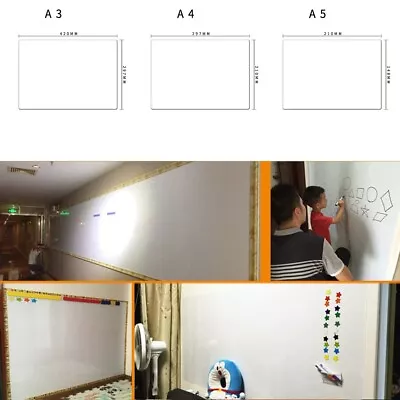 Magnetic Fridge Whiteboard Clean And Easy Memo Board For Kitchen Or Office • £7.70