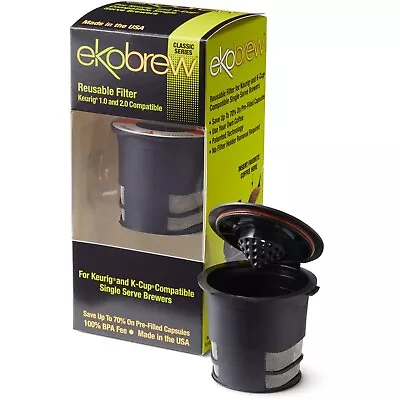 Ekobrew Reusable Refillable K-Cup Filter For 2.0 And 1.0 Brewers • $11.95