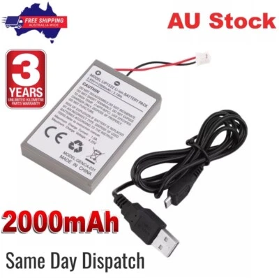 $14.98 • Buy PS4 Battery + Cable For Sony Playstation 4 Controller 2000mAh Rechargeable Liion