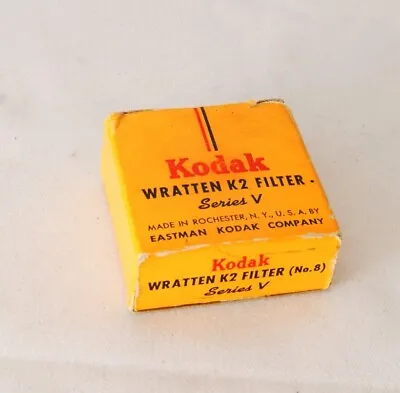 $7.97 • Buy Kodak Wratten K2 (no.8) Series V Filter